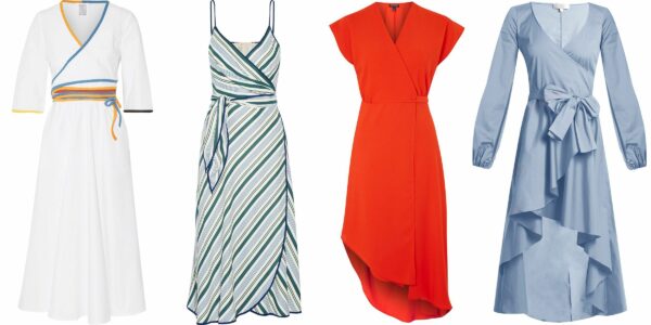 Flattering Rayon Wrap Dresses