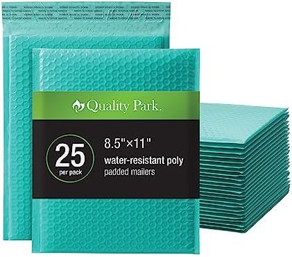 Poly Bubble Mailers (8.5" x 11"):